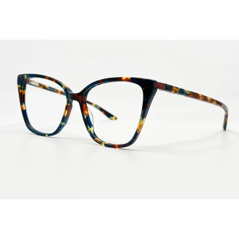 Wittnauer Serenity Eyeglasses Womens Blue Tortoise Cat Eye Frames 53-15-135